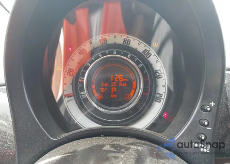 2012 Fiat 500C Lounge из США, поврежденный, VIN 3C3CFFER5CT340312